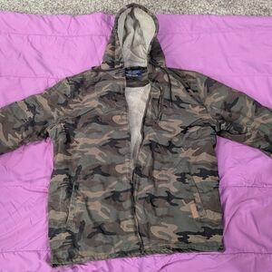 Camouflage Hooded Jacket